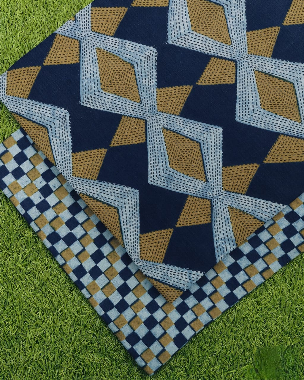 Sanganeri Hand Printed Cotton Fabric Combo COSSA0008
