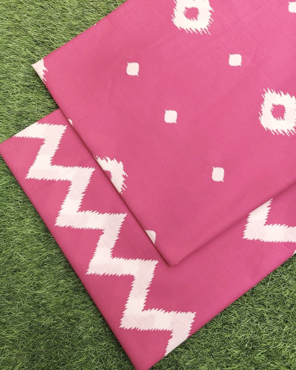 Sanganeri Hand Printed Cotton Fabric Combo COSSA0009