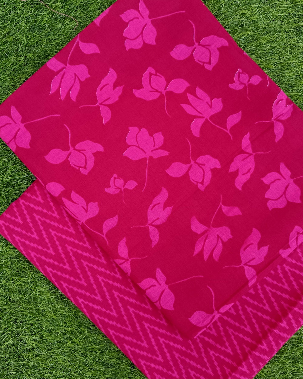 Sanganeri Hand Printed Cotton Fabric Combo COSSA00010