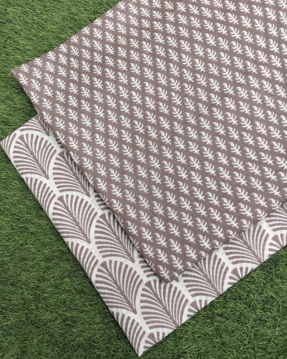 Sanganeri Hand Printed Cotton Fabric Combo COSSA00014