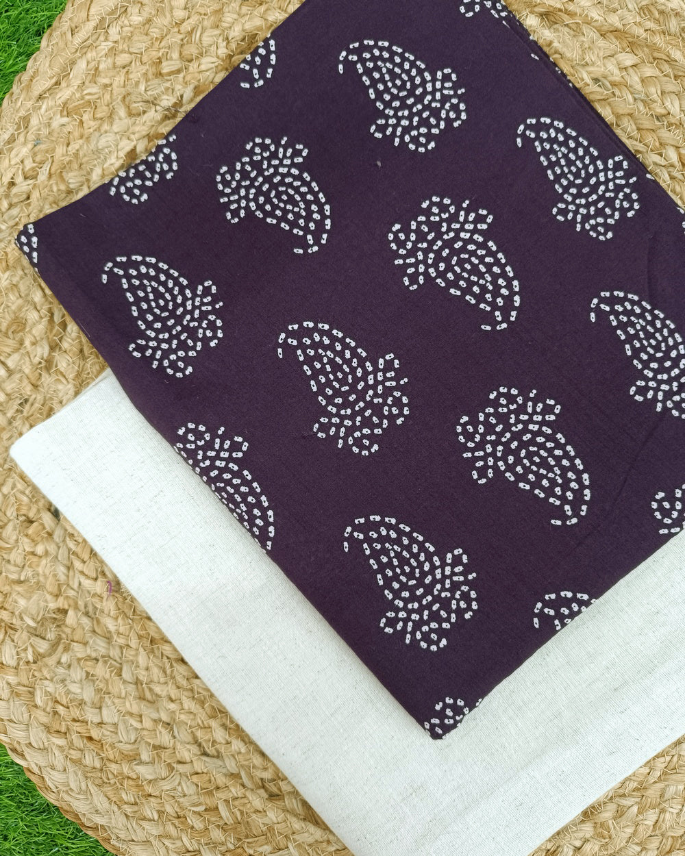 Sanganeri Hand Printed Cotton Fabric Combo COSFA0110